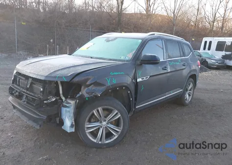 2019 Volkswagen Atlas 3.6L V6 Se W/Technology R-Line из США, поврежденный, VIN 1V2XR2CA4KC549298